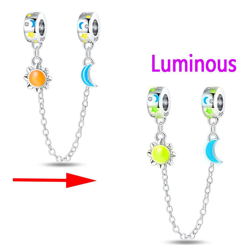New 925 Sterling Silver Halloween Charm Beads Fit Original Brand Bracelet