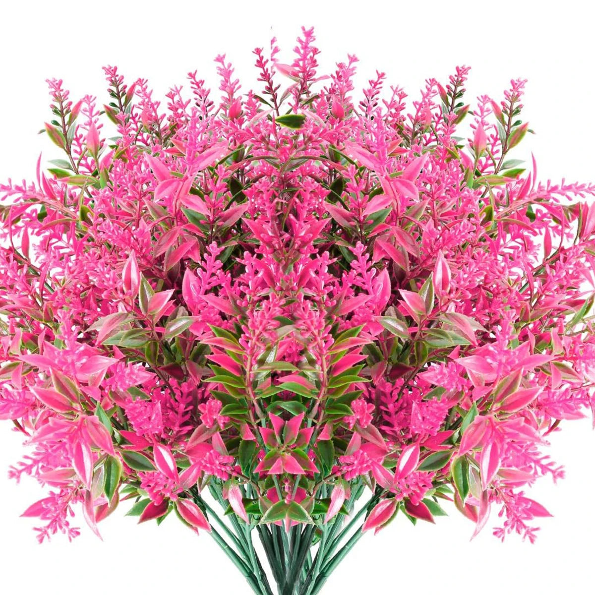 12PCS Artificial Plants Lavender Wedding Bridal Vase for Home