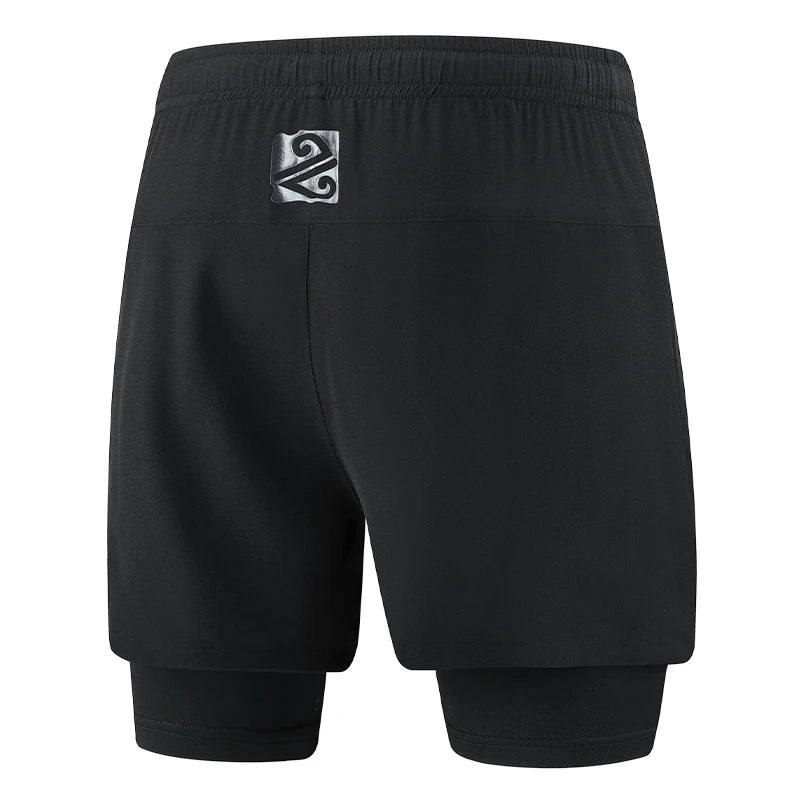 Summer Fake Two Piece Men'S Beach Quick Dry Running Sports