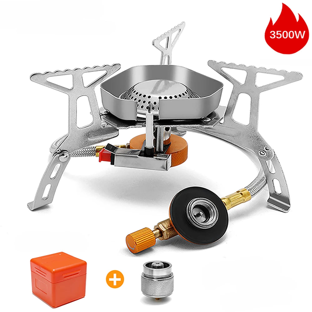 Outdoor Camping  Head Stove Portable Windproof Stove Camping Picnic