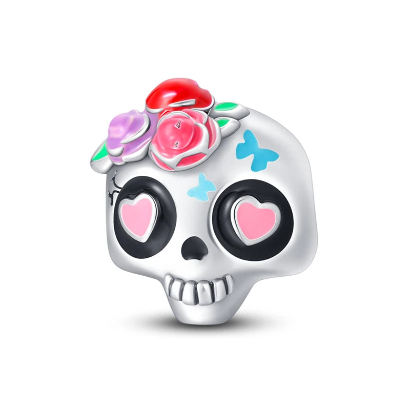 New 925 Sterling Silver Halloween Charm Beads Fit Original Brand Bracelet