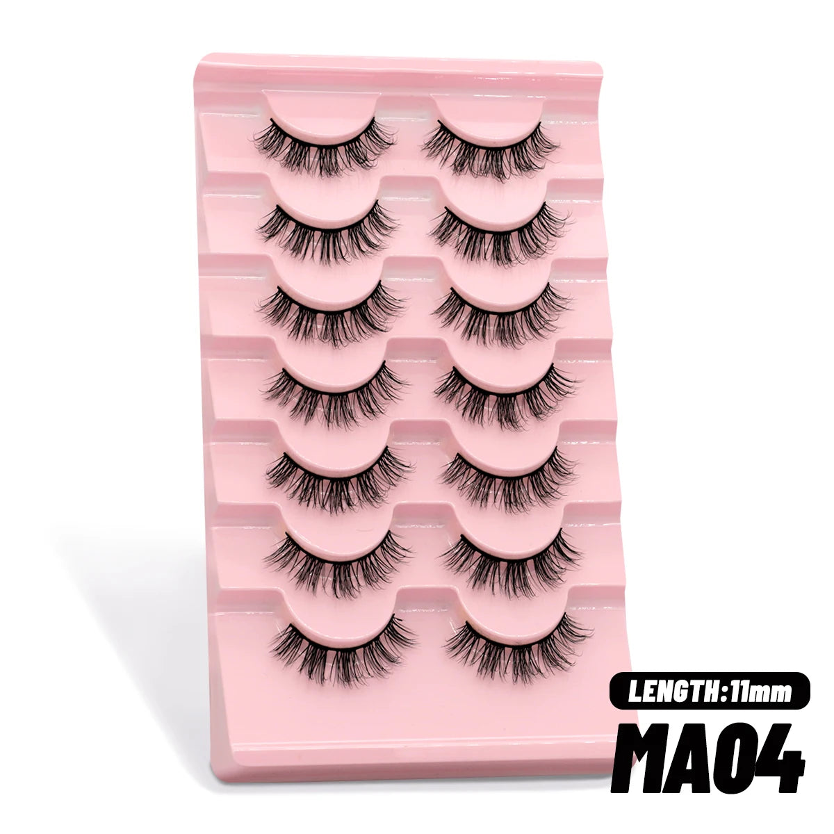 5/10/20 pairs Fluffy Mink Lashes 3D False Eyelashes, D Curl Fake Eyelashes  Makeup