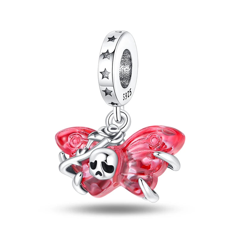 New 925 Sterling Silver Halloween Charm Beads Fit Original Brand Bracelet