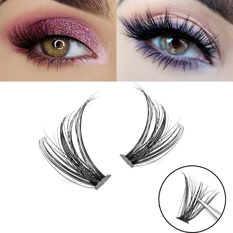 10D/20D/30D/40D/60D/80D/100 Eyelashes Extension  Natural Thick Mink Faux Eyelash