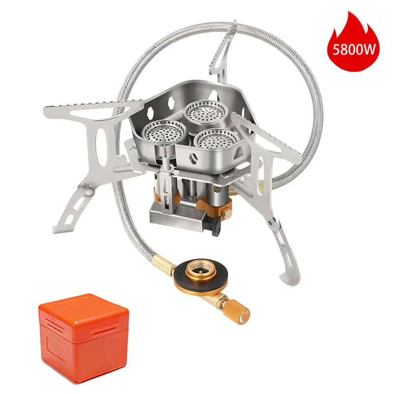Outdoor Camping  Head Stove Portable Windproof Stove Camping Picnic