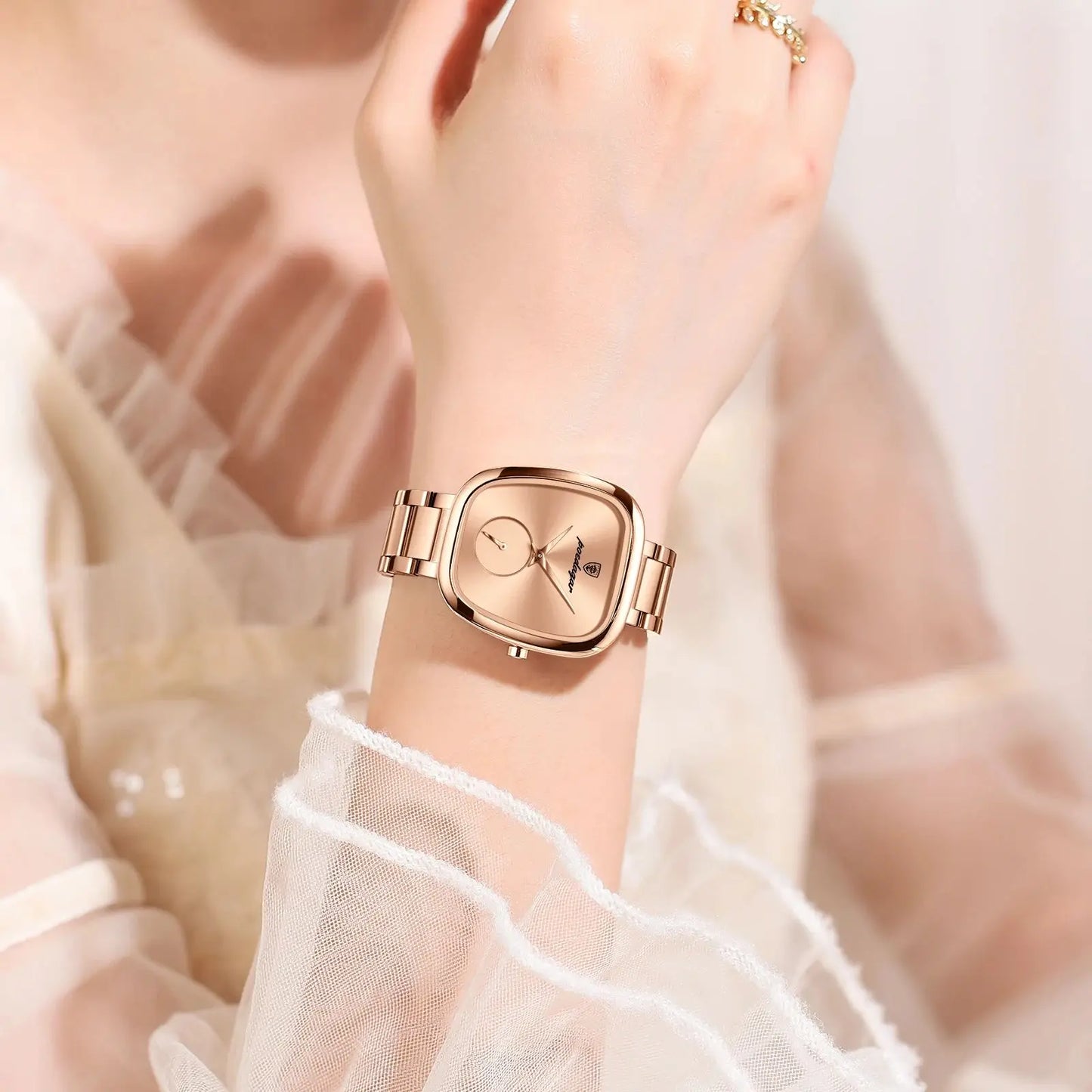 POEDAGAR Luxury Woman Watch Waterproof