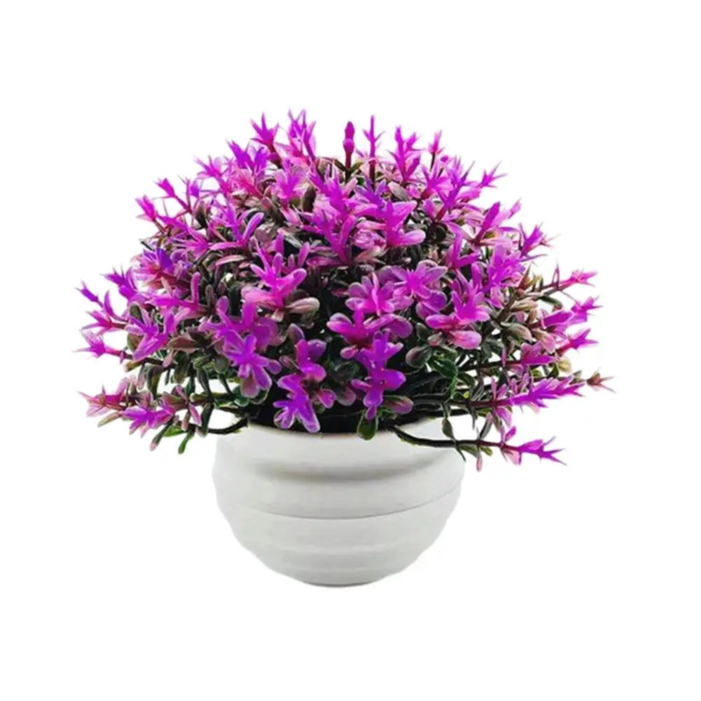 Artificial Plant Pot Ornamental Photo Props Plastic Desktop