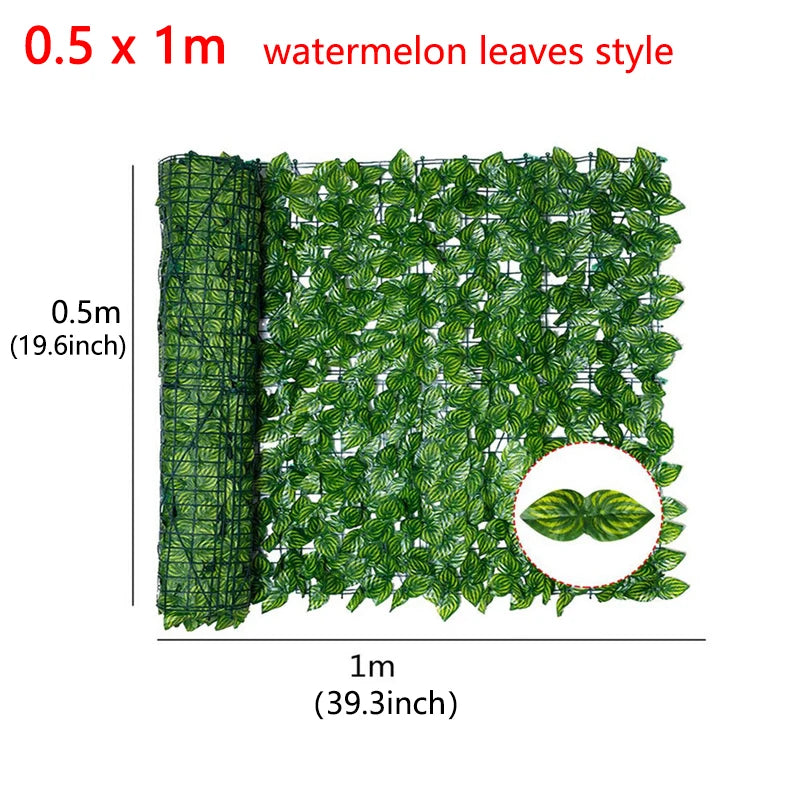 Artificial Leaf Privacy Fence Roll Wall Landscaping Fence Privacy Fence