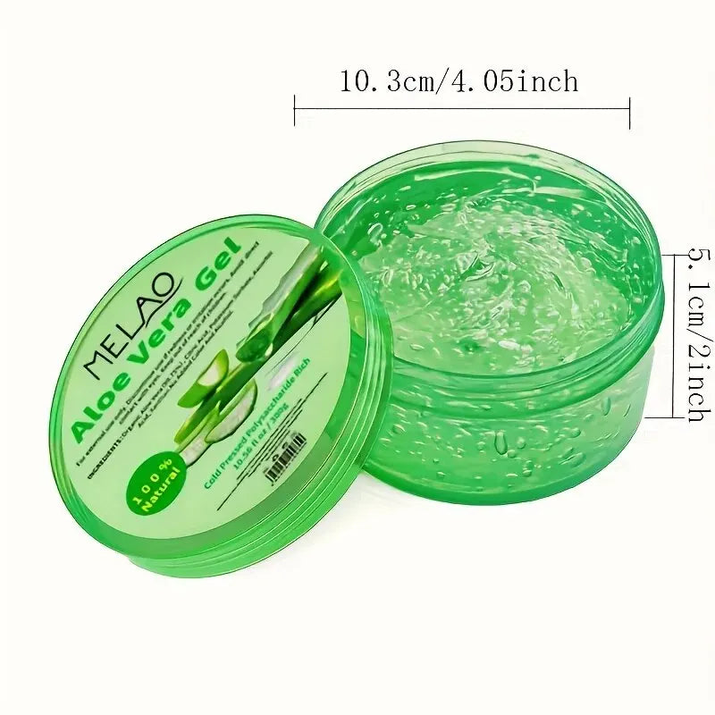 Natural Organic Aloe Vera Gel, Aloe Vera Extract Skin Lightening Moisturizing Soothing