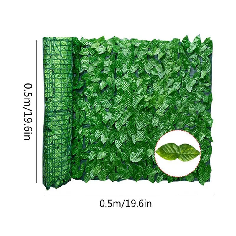 Artificial Leaf Privacy Fence Roll Wall Landscaping Fence Privacy Fence