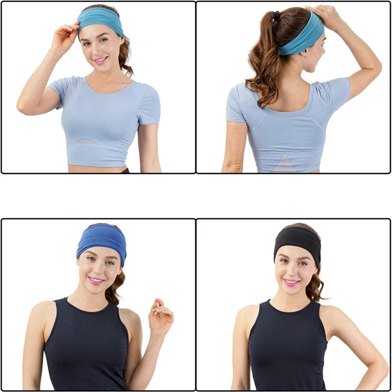 Elastic Hair Bands Yoga Hairband Fashion Makeup Hair Hoop Vintag Headwrap