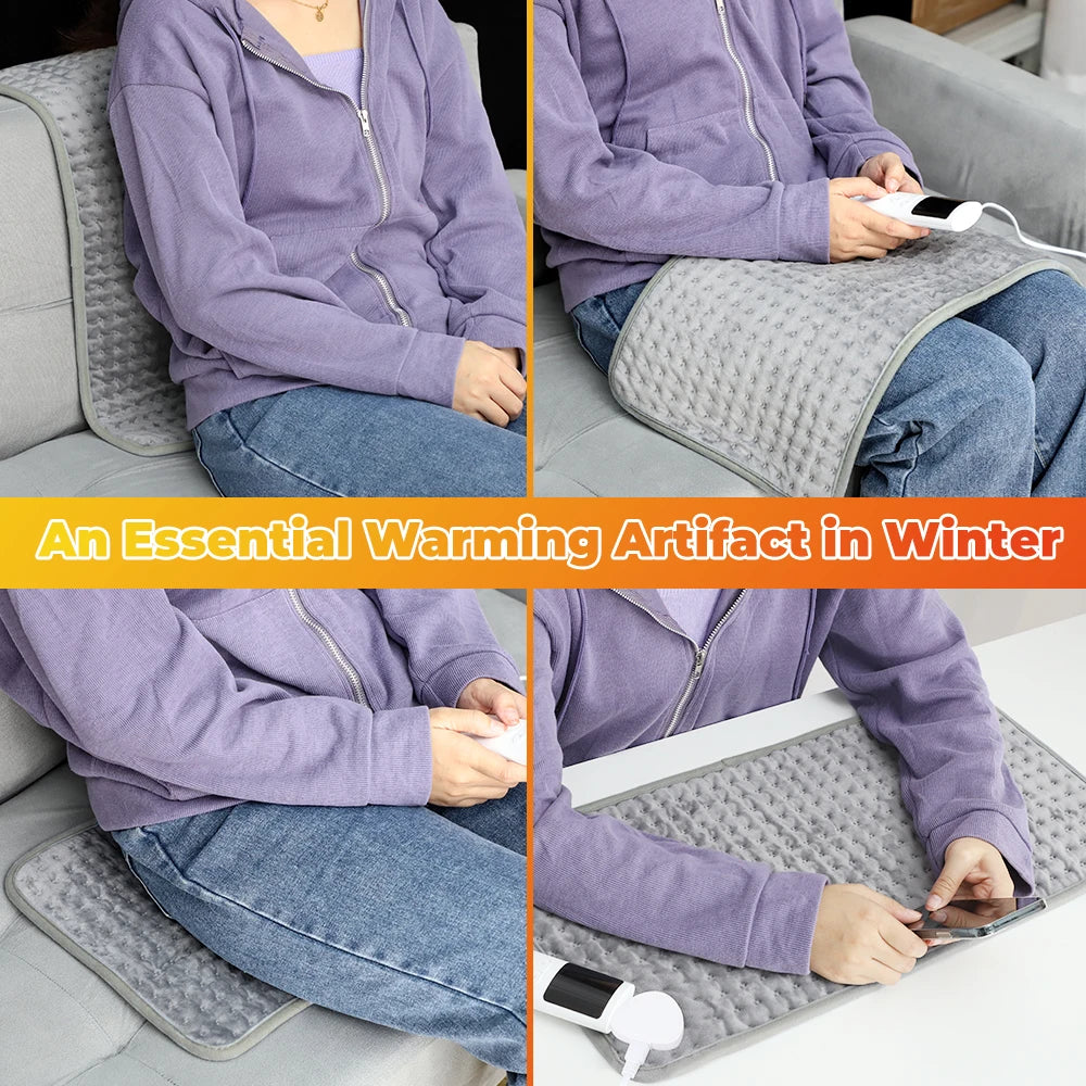 Electric Heating Pad Blanket Thermal Shoulder Abdomen Back Eliminate Fatigue