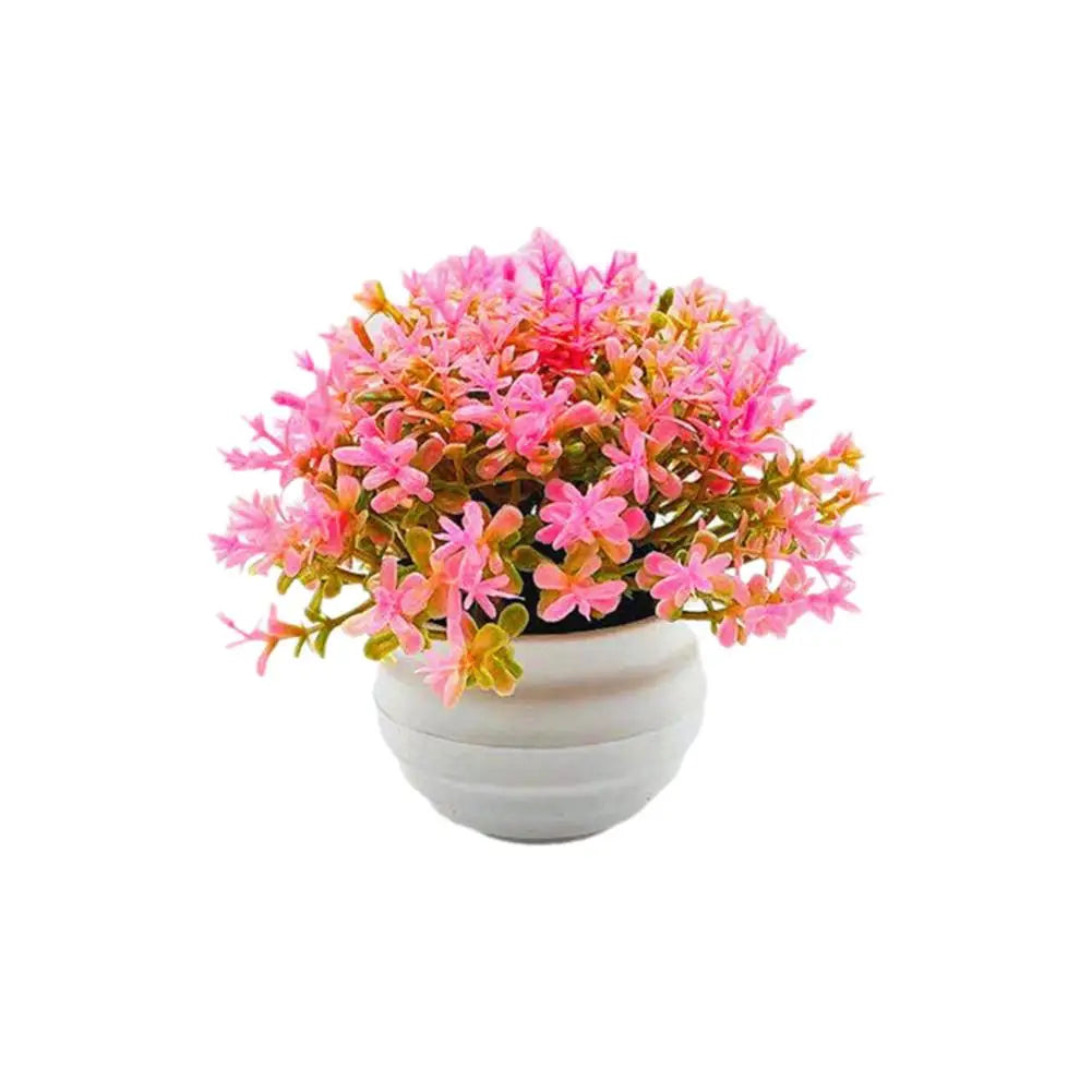 Artificial Plant Pot Ornamental Photo Props Plastic Desktop