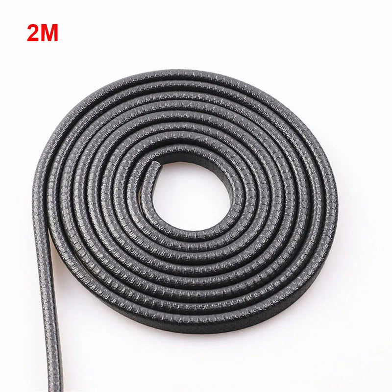 General Sealing Strip No-Paste Door Anti-Collision Strip Car Door U-Shaped Edge Strip Decorative Strip Keel Strip