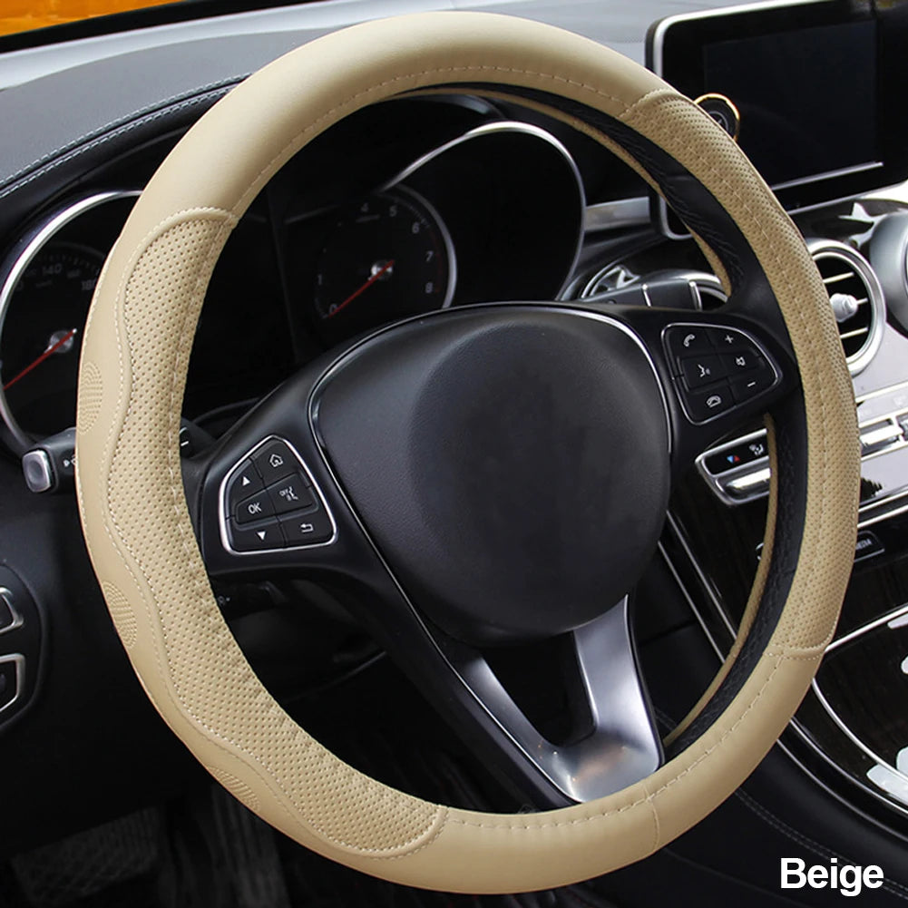 10 Colors Car Steering Wheel Cover Universal Volant Braid on the Steering-wheel