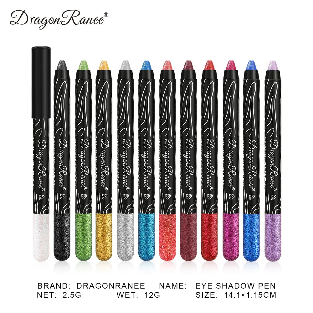 1Pc Metallic Purple Eyeshadow Pencil Glitter Silkworm Liner Pen