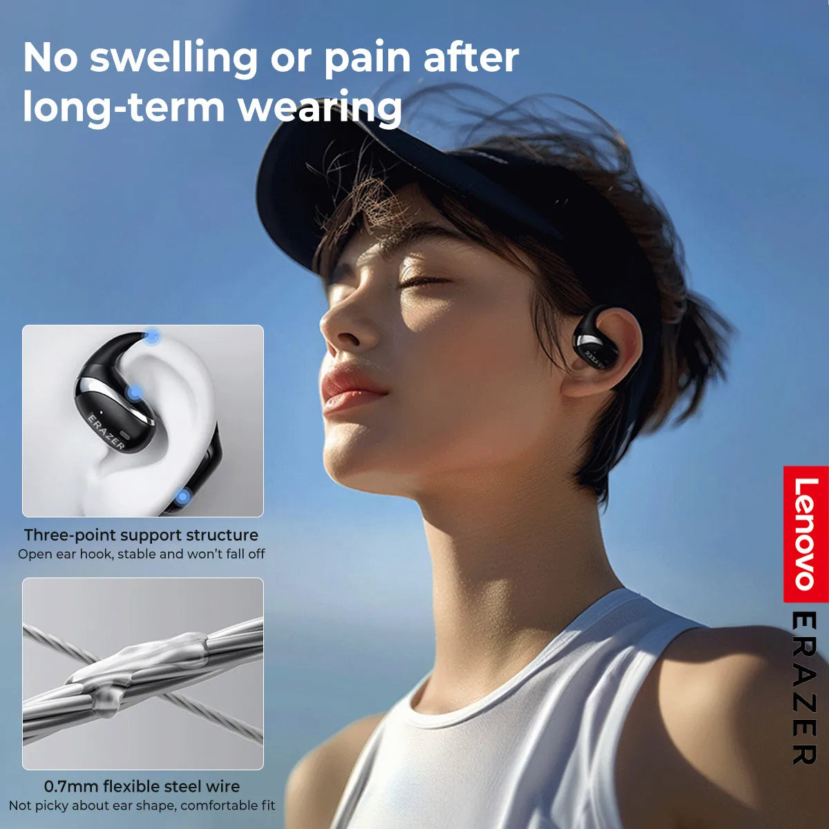 Lenovo ERAZER X9 Wireless Headphones OWS Sports
