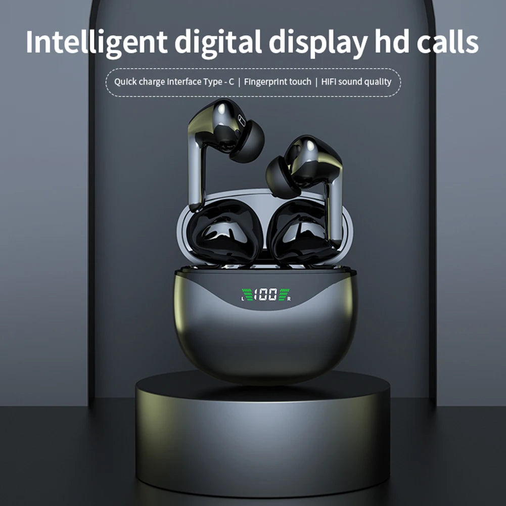 TWS Earphones LED Digital Display Wireless Headphones Touch Control