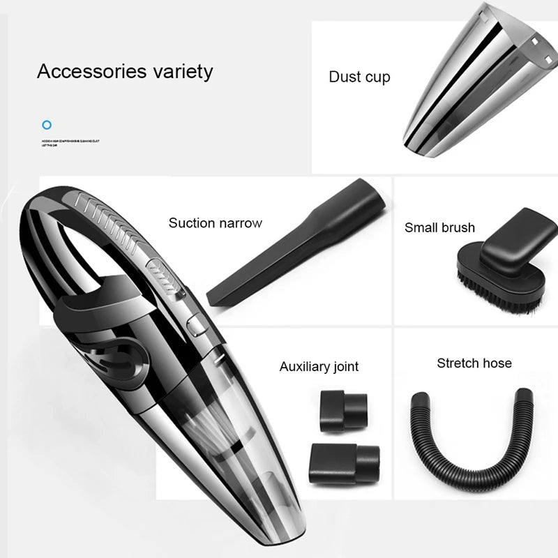 Wireless Handheld Vacuum Cleaner 120W Portable Cordless Cleaner