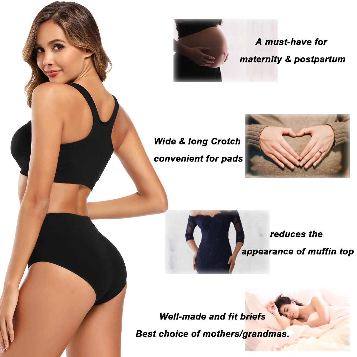 Women Seamless Belly Control Underwear