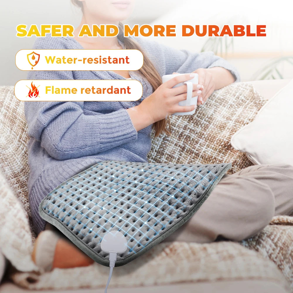 110-240V Electric Heating Pad 9-level Temperature Thermal Blanket