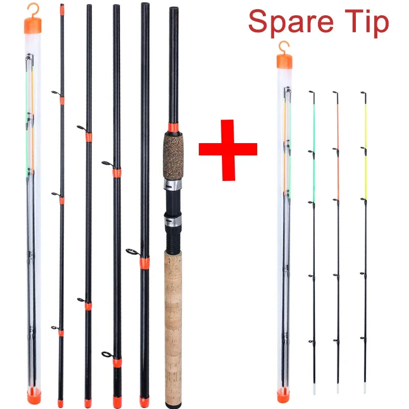 3M Feeder Fishing Rod Cork Handle Carbon Fibre Spinning Fishing Rods L M H Power 30-120g Lure Weight