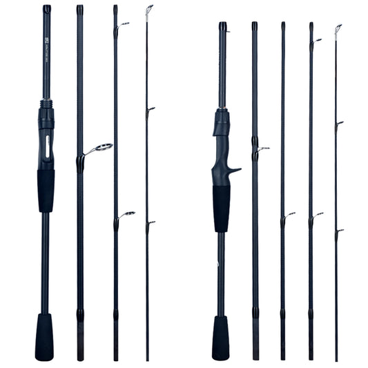 Spinning Baitcasting Travel Carbon Mini Fishing Rods 1.8~2.4m