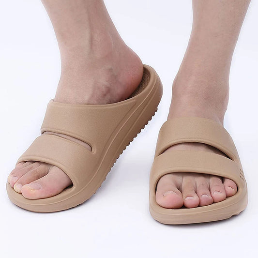 Women Summer Beach Flip Flops With Arch Support Soft Cloud Slippers