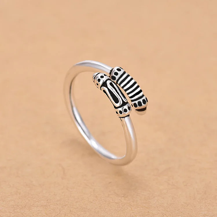 Hot 925 Sterling Silver Ring AAA Zircon Adjustable Simplicity Fashion Exquisite Women Jewelry