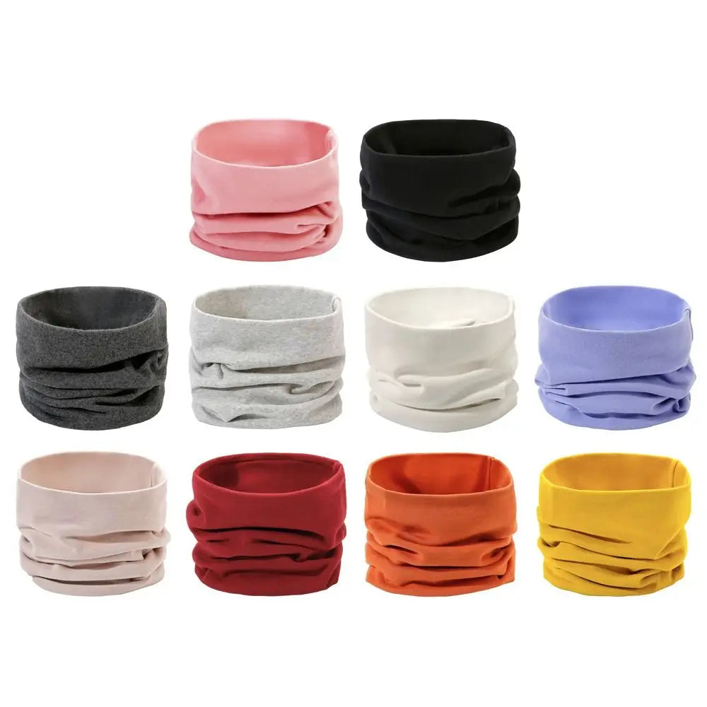 New Fashion Cotton Sports Bandana Solid Color Cycling Scarf Neck Warmer Men Women
