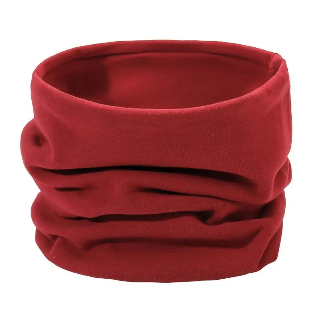New Fashion Cotton Sports Bandana Solid Color Cycling Scarf Neck Warmer Men Women