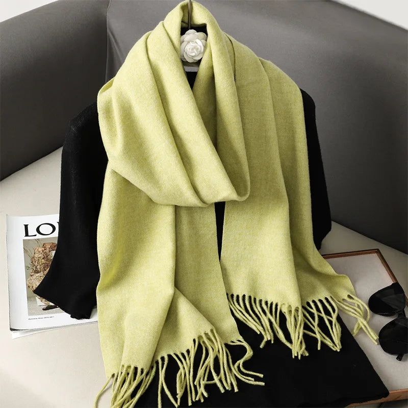62Color Solid Women Winter Scarf