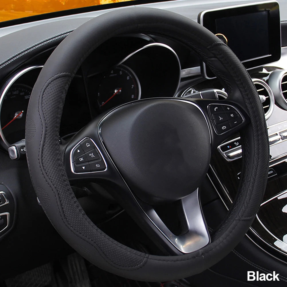 10 Colors Car Steering Wheel Cover Universal Volant Braid on the Steering-wheel