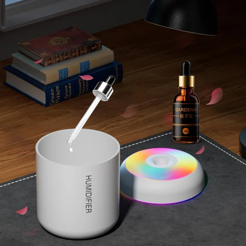 180ML Mini Air Humidifier USB Electric Aroma Diffuser Essential Oil Purifier
