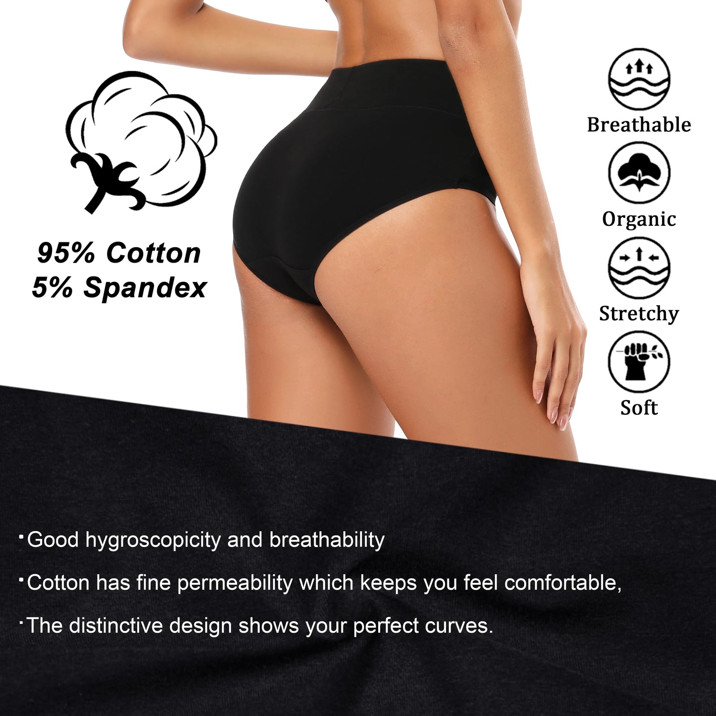 Women Seamless Belly Control Underwear