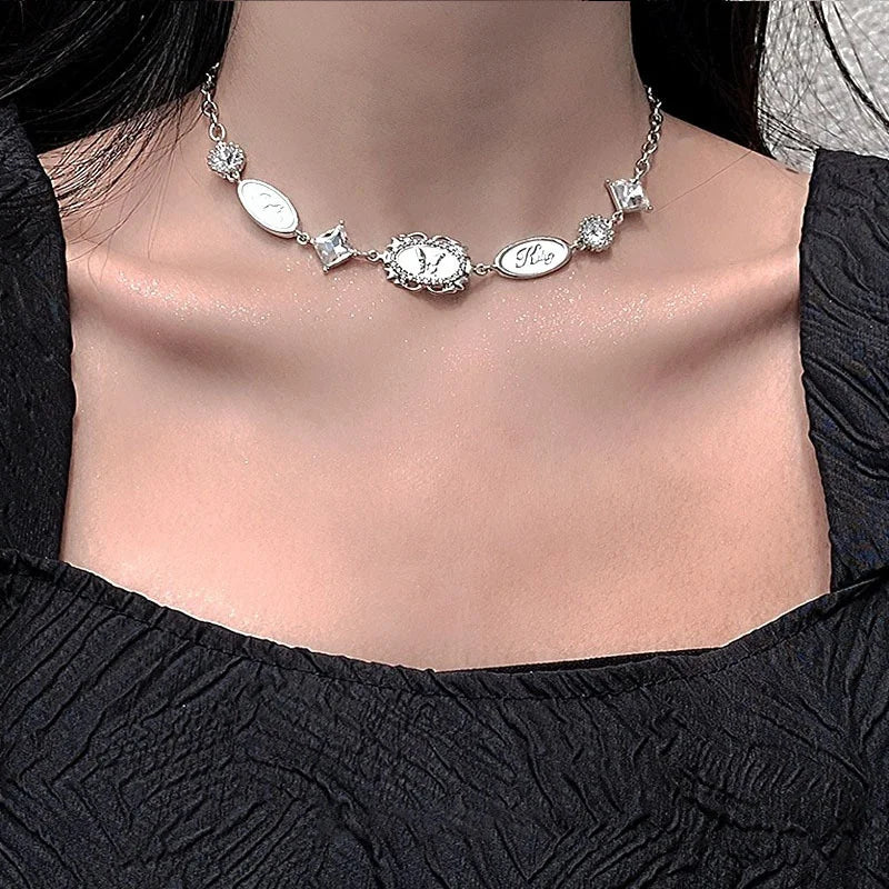 Gothic Punk Fashion Charm Cute Pendants Choker Chains