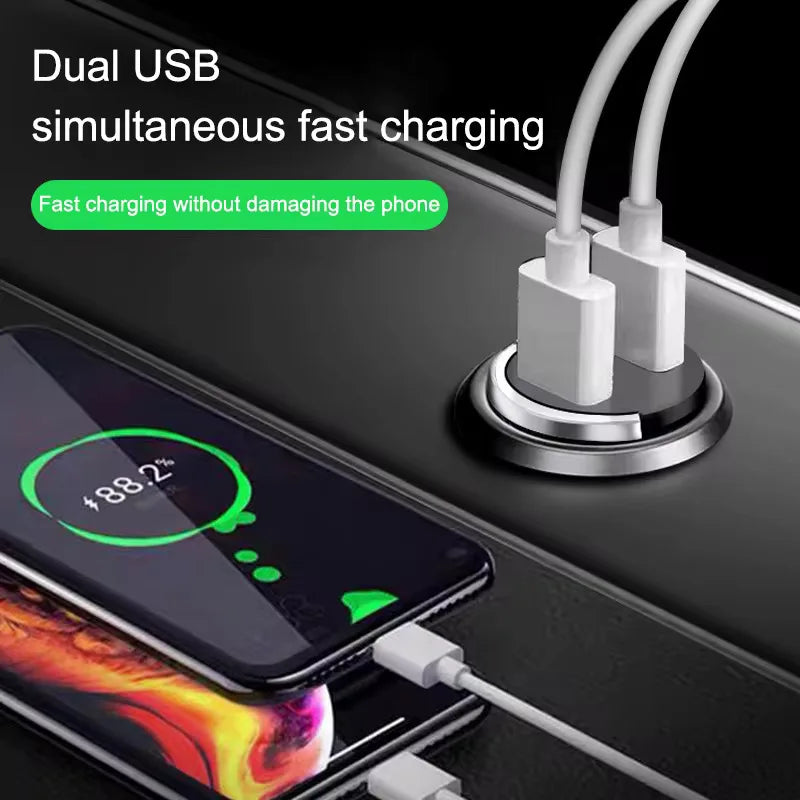 200W mini car charger fast charging for iPhone