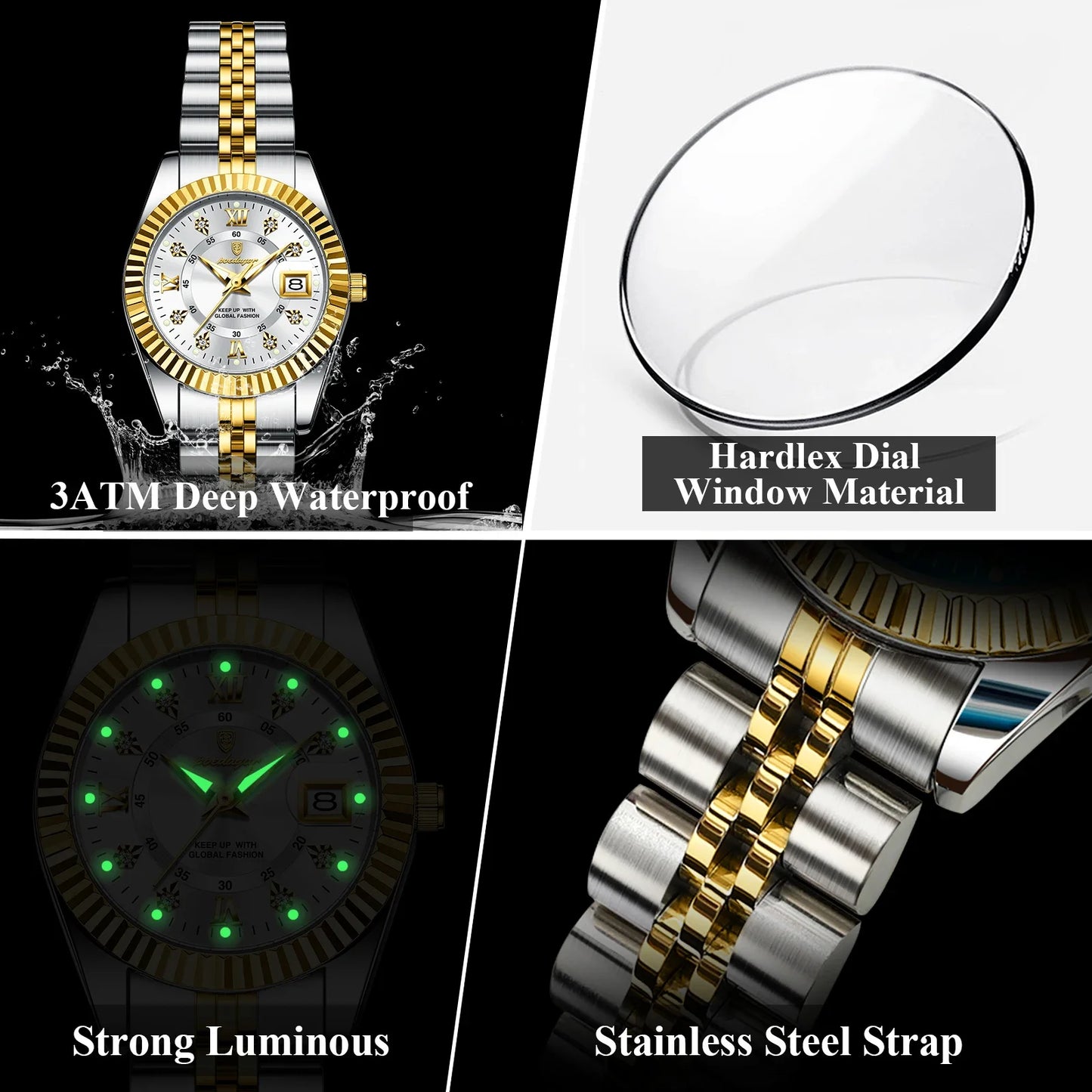 POEDAGAR Luxury Elegant Watch Woman