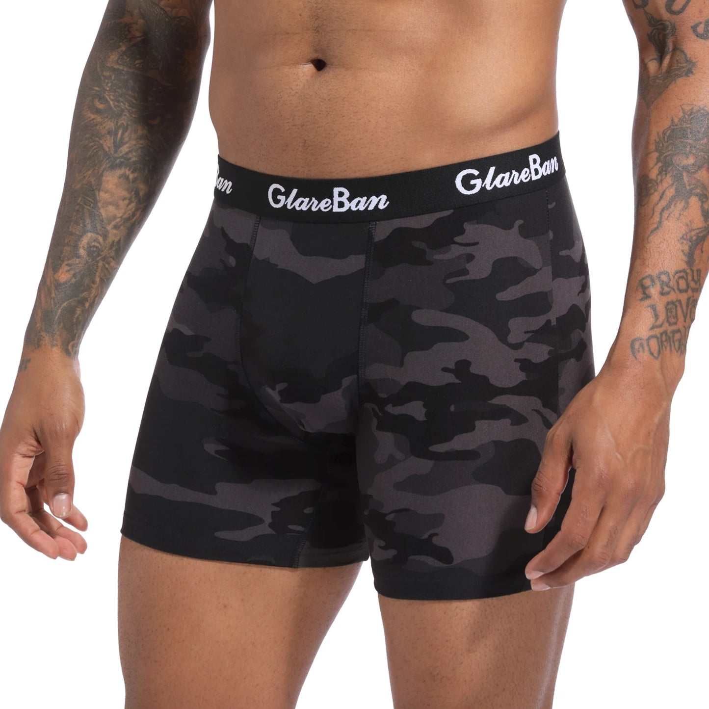 GlareBan Brand Camo Boxer for Men