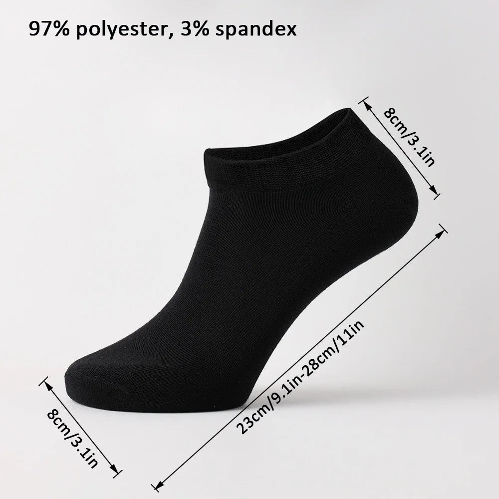 10 Pairs Men Socks Invisible Low Cut