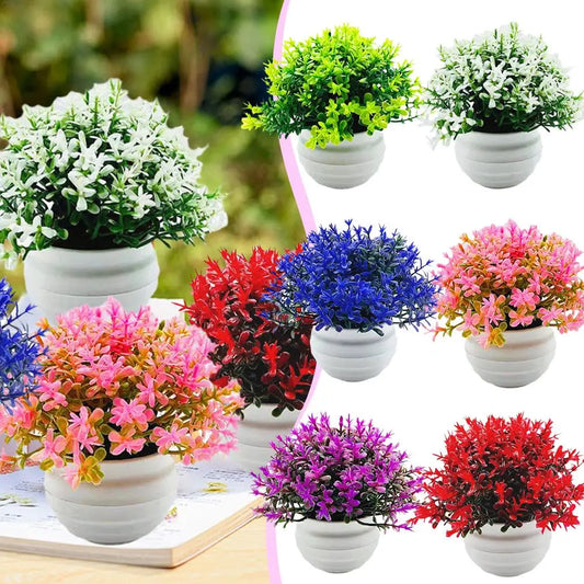 Artificial Plant Pot Ornamental Photo Props Plastic Desktop