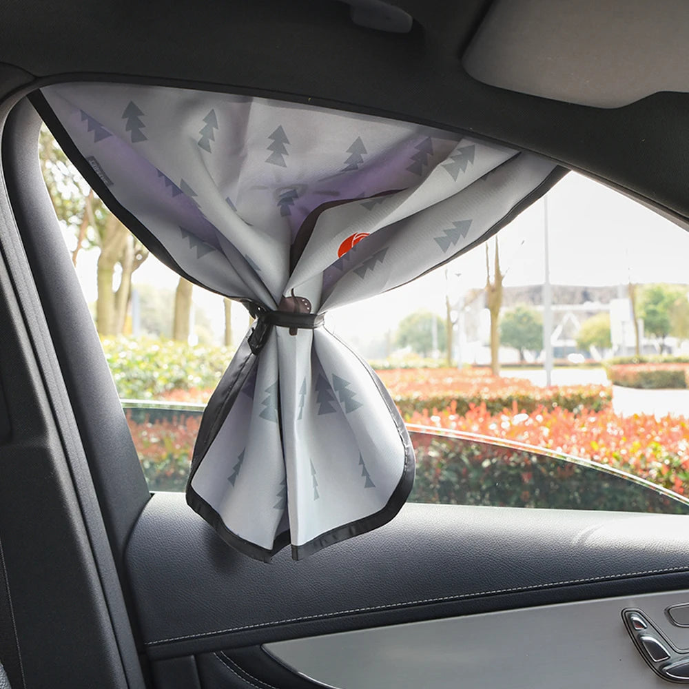 Universal Car Sun Shade Cover Magnetic UV Protection